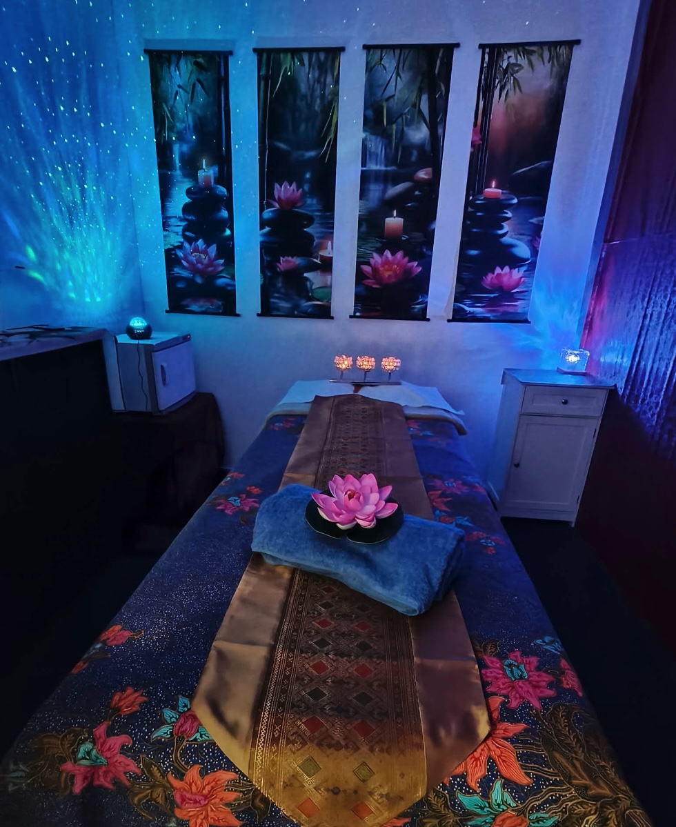 Treatment room at Smile Thai Massage